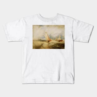 Van Tromp, Going About to Please His Masters by J.M.W. Turner Kids T-Shirt